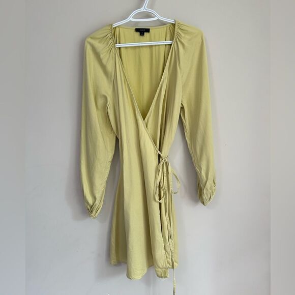 J Crew Drapey Wrap Mini Dress - Picture 5 of 12